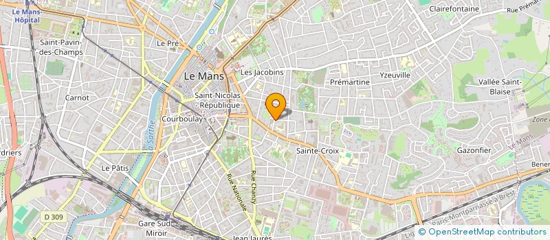 localisation de l'entreprise MONSIEUR MARC TAVANO  LE MANS