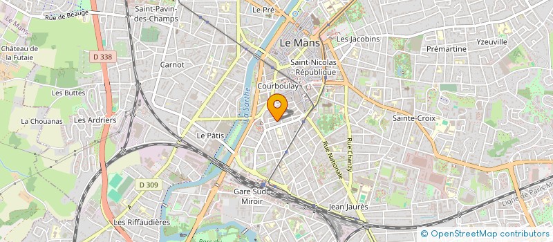localisation de l'entreprise MONSIEUR MARC TAVERNIER à LE MANS