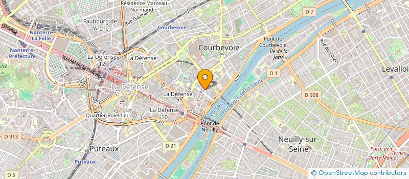 localisation de l'entreprise MONSIEUR MARC TEMPIER à COURBEVOIE