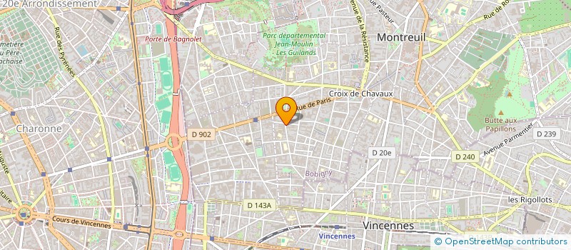 localisation de l'entreprise MONSIEUR MARC TERRANOVA à MONTREUIL