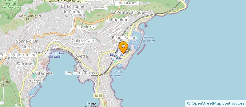 localisation de l'entreprise MONSIEUR MARC TESTUT  BEAULIEU-SUR-MER