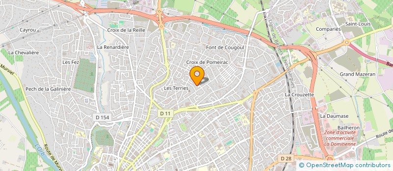 localisation de l'entreprise MONSIEUR MARC THEDON à BEZIERS