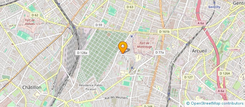 localisation de l'entreprise MONSIEUR MARC THEILLAUMAS à BAGNEUX