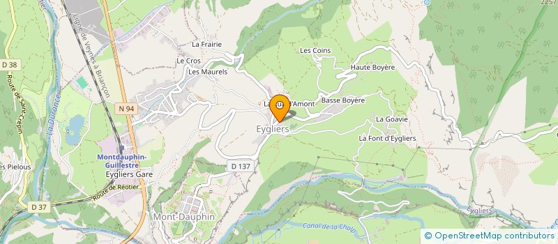 localisation de l'entreprise MONSIEUR MARC THELLIEZ  EYGLIERS