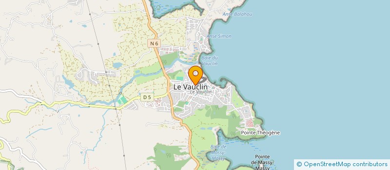 localisation de l'entreprise MONSIEUR MARC THEOTISTE  LE VAUCLIN