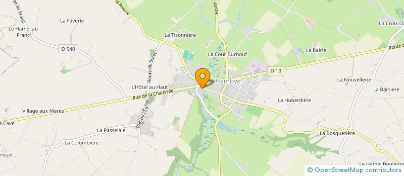 localisation de l'entreprise MONSIEUR MARC THERENE à HAMBYE