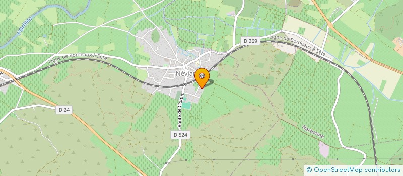 localisation de l'entreprise MONSIEUR MARC THIBAUT  NEVIAN