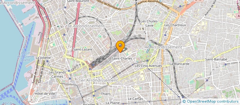 localisation de l'entreprise MONSIEUR MARC THIEBAUT à MARSEILLE