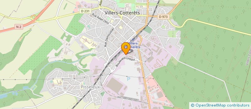 localisation de l'entreprise MONSIEUR MARC THIERRY à VILLERS-COTTERETS