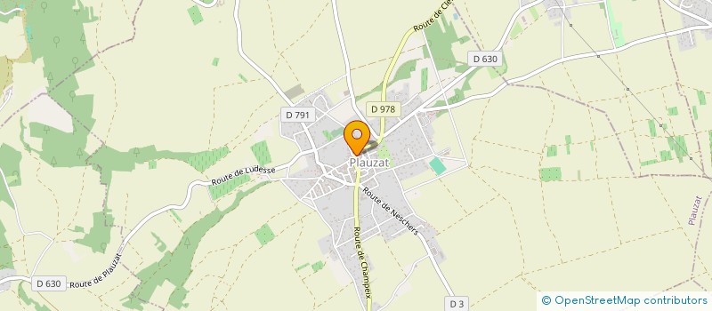 localisation de l'entreprise MONSIEUR MARC THIERRY  PLAUZAT