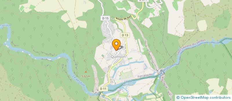 localisation de l'entreprise MONSIEUR MARC THIERY  LA GAUDE