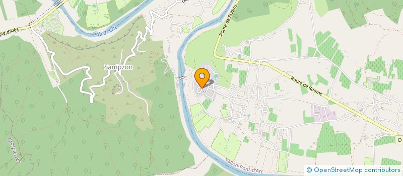 localisation de l'entreprise MONSIEUR MARC THILL  VALLON-PONT-D'ARC