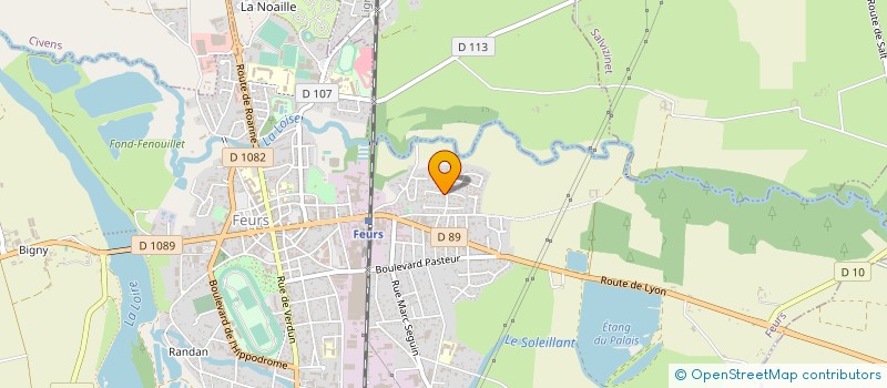 localisation de l'entreprise MONSIEUR MARC THIOLLIER  PONCINS