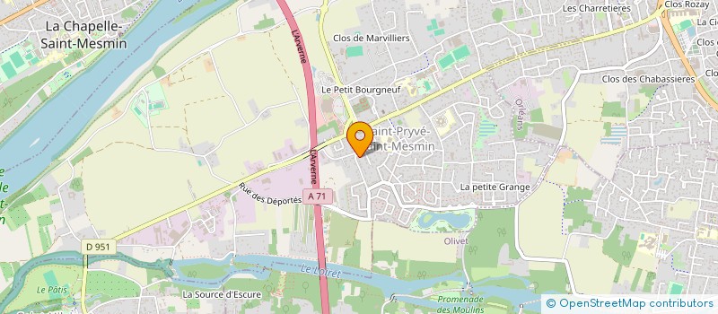 localisation de l'entreprise MONSIEUR MARC THIROT  SAINT-PRYVE-SAINT-MESMIN