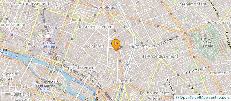 localisation de l'entreprise MONSIEUR MARC THIROUIN  PARIS