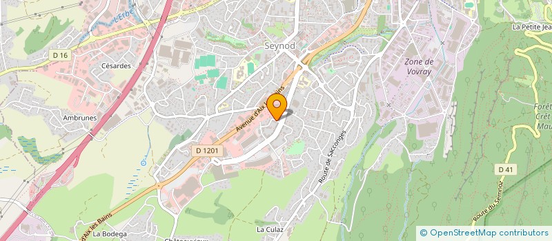 localisation de l'entreprise MONSIEUR MARC THOLOZAN à ANNECY