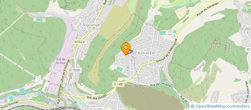 localisation de l'entreprise MONSIEUR MARC THOMAS  NILVANGE