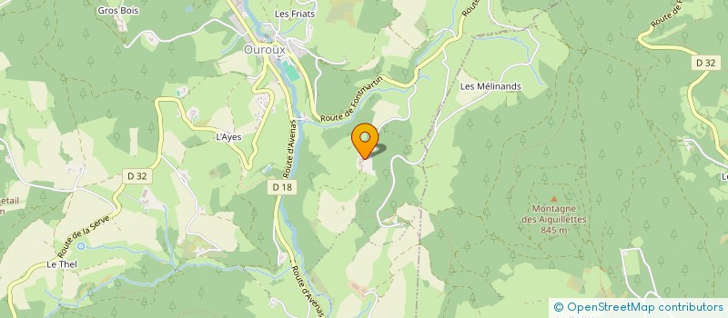 localisation de l'entreprise MONSIEUR MARC THOMAS  DEUX-GROSNES