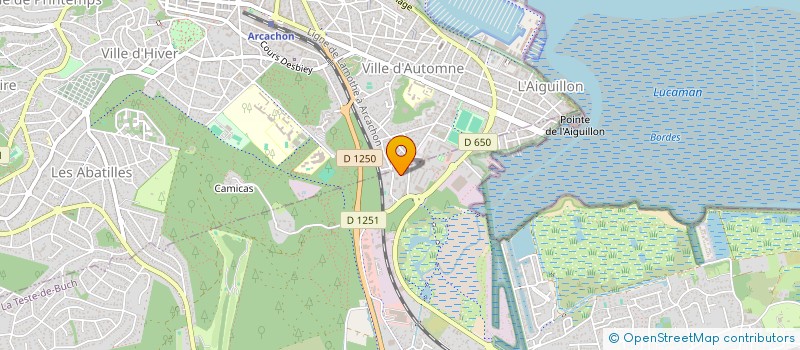 localisation de l'entreprise MONSIEUR MARC THOMAS à LA TESTE-DE-BUCH