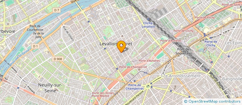 localisation de l'entreprise MONSIEUR MARC THOMAS à LEVALLOIS-PERRET