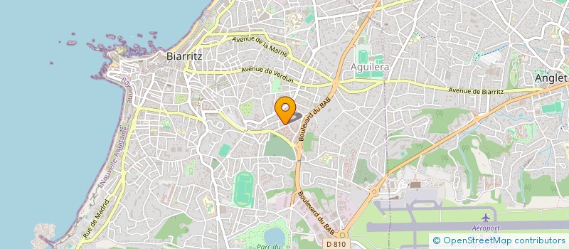 localisation de l'entreprise MONSIEUR MARC THONY à BIARRITZ