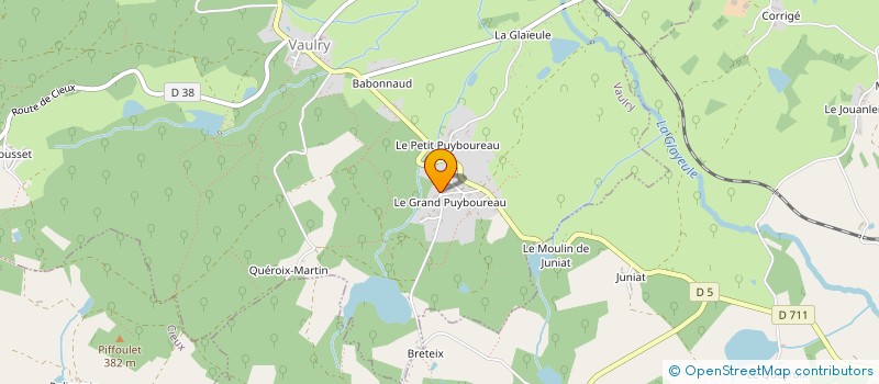 localisation de l'entreprise MONSIEUR MARC THOROT à VAULRY