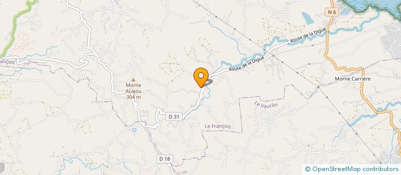 localisation de l'entreprise MONSIEUR MARC TIBO  LE FRANCOIS