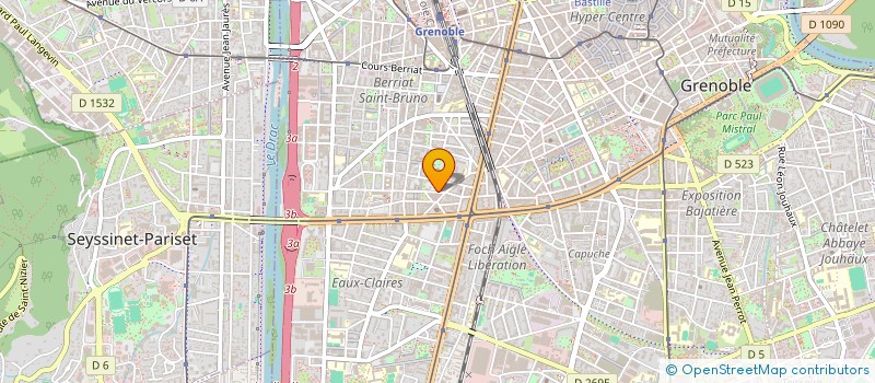 localisation de l'entreprise MONSIEUR MARC TILLY  GRENOBLE