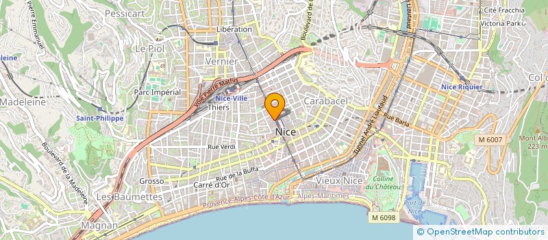 localisation de l'entreprise MONSIEUR MARC TIMSIT à NICE