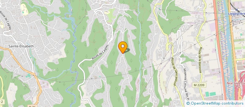 localisation de l'entreprise MONSIEUR MARC TINACCI  LA GAUDE