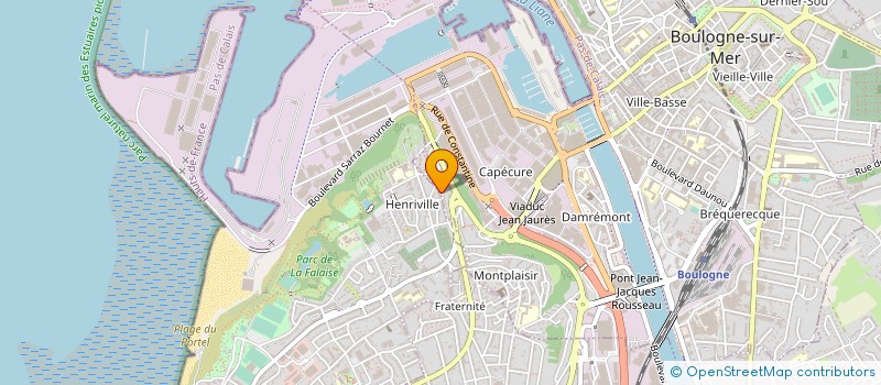 localisation de l'entreprise MONSIEUR MARC TISSERAND à BOULOGNE-SUR-MER