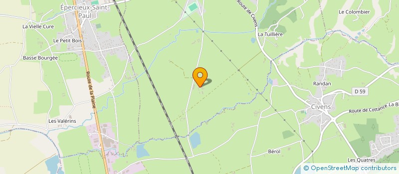 localisation de l'entreprise MONSIEUR MARC TISSEUR  POUILLY-LES-FEURS