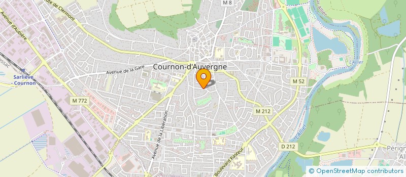 localisation de l'entreprise MONSIEUR MARC TIXIER à COURNON-D'AUVERGNE