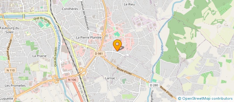 localisation de l'entreprise MONSIEUR MARC TOFFIN à ALES