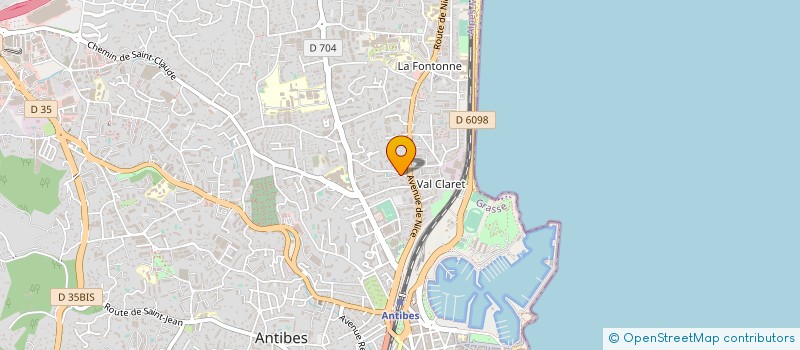 localisation de l'entreprise MONSIEUR MARC TOGNARINI à ANTIBES