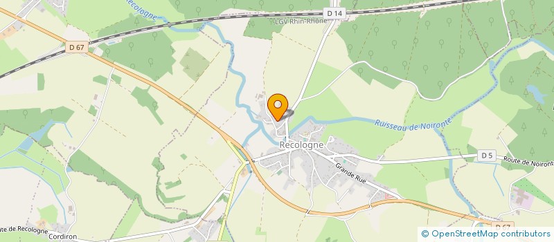 localisation de l'entreprise MONSIEUR MARC TOITOT  RECOLOGNE