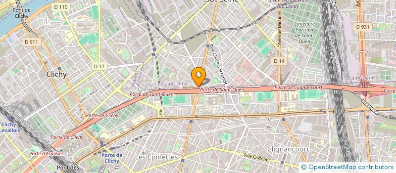 localisation de l'entreprise MONSIEUR MARC TONAZZO à SAINT-OUEN-SUR-SEINE