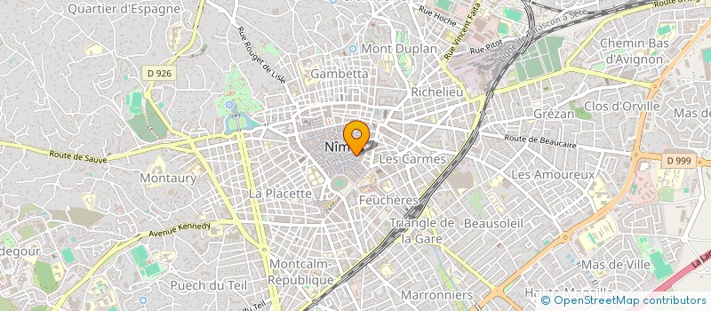 localisation de l'entreprise MONSIEUR MARC TORNIOR  NIMES