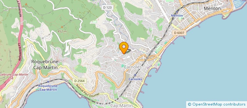 localisation de l'entreprise MONSIEUR MARC TORZUOLI à ROQUEBRUNE-CAP-MARTIN