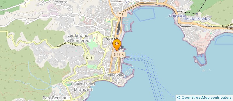localisation de l'entreprise MONSIEUR MARC TOSI  AJACCIO