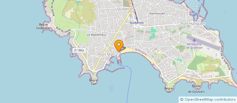 localisation de l'entreprise MONSIEUR MARC TOULLEC à QUIBERON