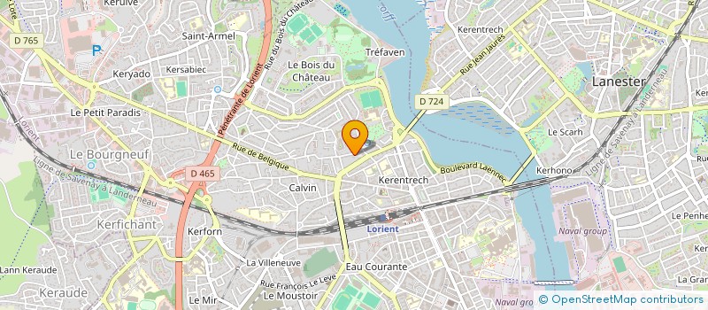 localisation de l'entreprise MONSIEUR MARC TOULLIOU  LORIENT