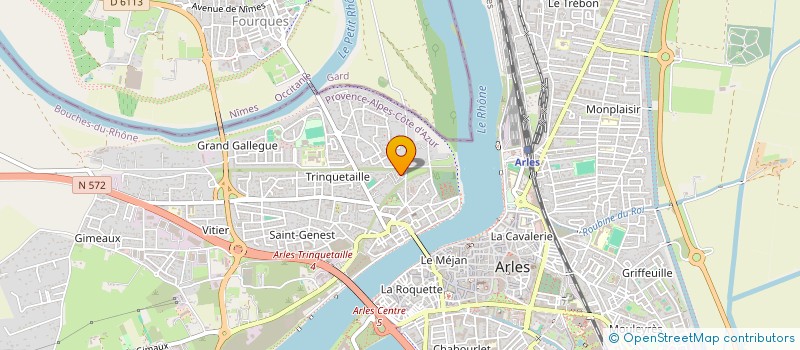 localisation de l'entreprise MONSIEUR MARC TOURAME à ARLES