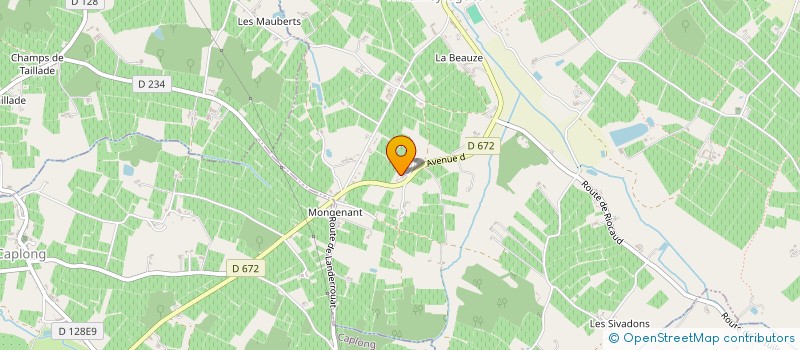 localisation de l'entreprise MONSIEUR MARC TRAMIER  PINEUILH