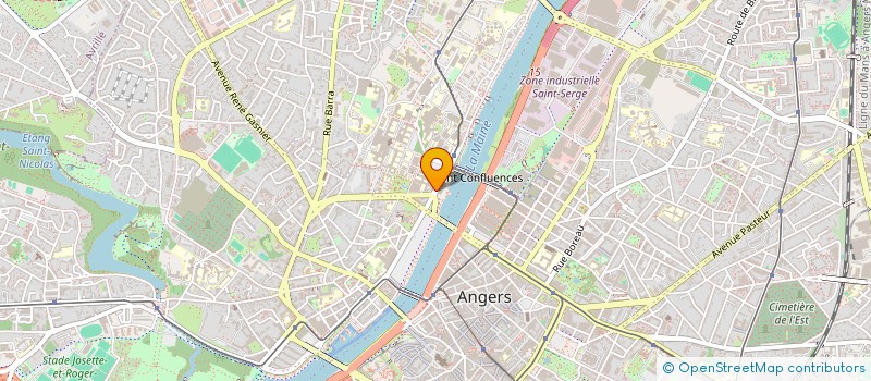 localisation de l'entreprise MONSIEUR MARC TRAMON à ANGERS