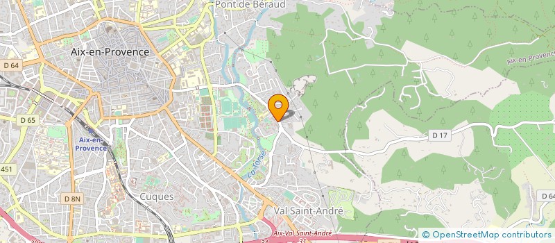 localisation de l'entreprise MONSIEUR MARC TREILLON à AIX EN PROVENCE