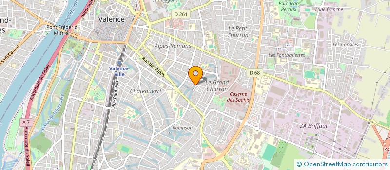 localisation de l'entreprise MONSIEUR MARC TREMBLAY  VALENCE