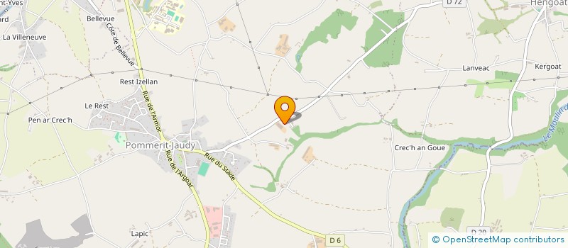 localisation de l'entreprise MONSIEUR MARC TREMEL  LA ROCHE-JAUDY