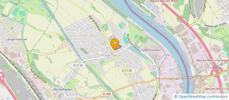 localisation de l'entreprise MONSIEUR MARC TRENDEL  VILLAGE-NEUF