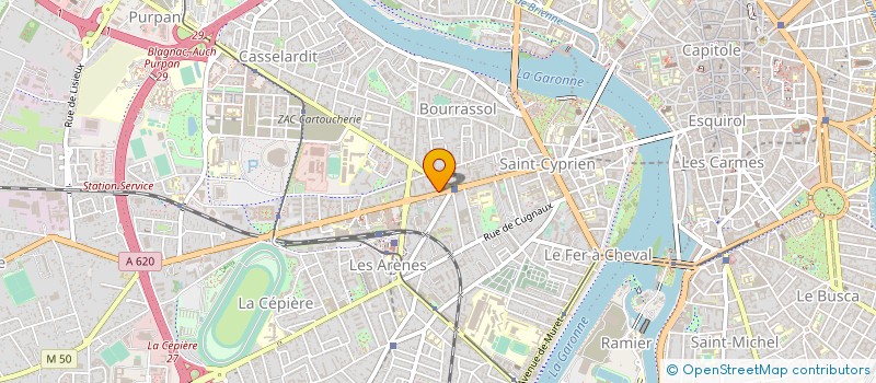 localisation de l'entreprise MONSIEUR MARC TREVILY à TOULOUSE